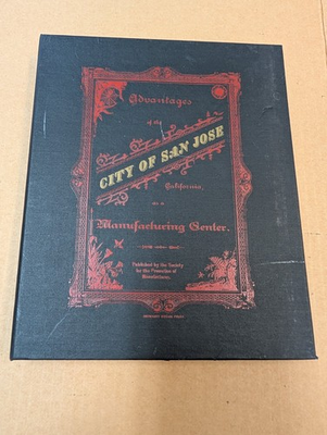#ad Advantages of the City of San Jose California as Manufacturing Center 1990 Ltd $14.95