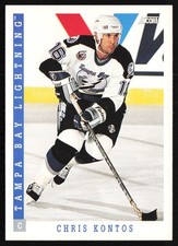 1993-94 Score Chris Kontos Tampa Bay Lightning #113