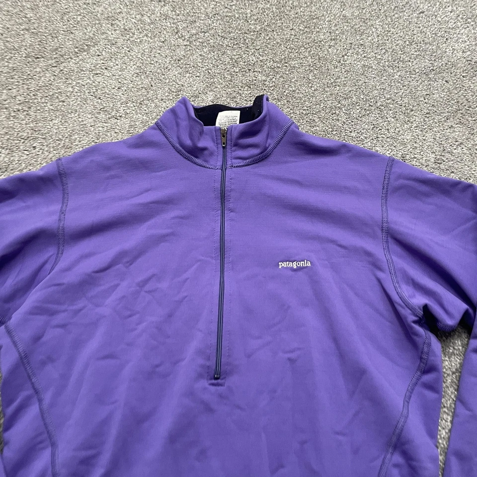 Suéter Vintage Patagonia Medio Cremallera Elastizado Polar Hecho en EE. UU. Capa Base Foto 2 de 4