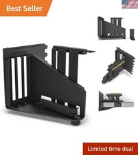 Vertical GPU Mounting Kit - -175 mm PCIe 4.0x16 Riser Cable - GPU Holder - St...