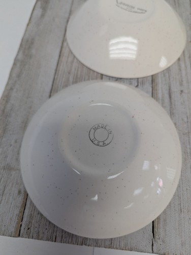 Vintage Set of 4 Vernonware Metlox Heavenly Days 5 1/2" Dessert Bowls MCM - Picture 7 of 10