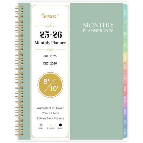 2025-2026 Monthly Planner/Calendar - Monthly Calendar 2025-2026, 8'' x 10'', ...
