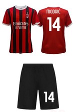 Completo Maglia Personalizzata Modric Milan ufficiale Home Pantaloncini 14
