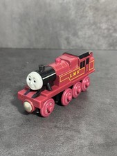 Thomas  Friends Wooden Railway Train Tank - Arthur LMS Engine - Wood