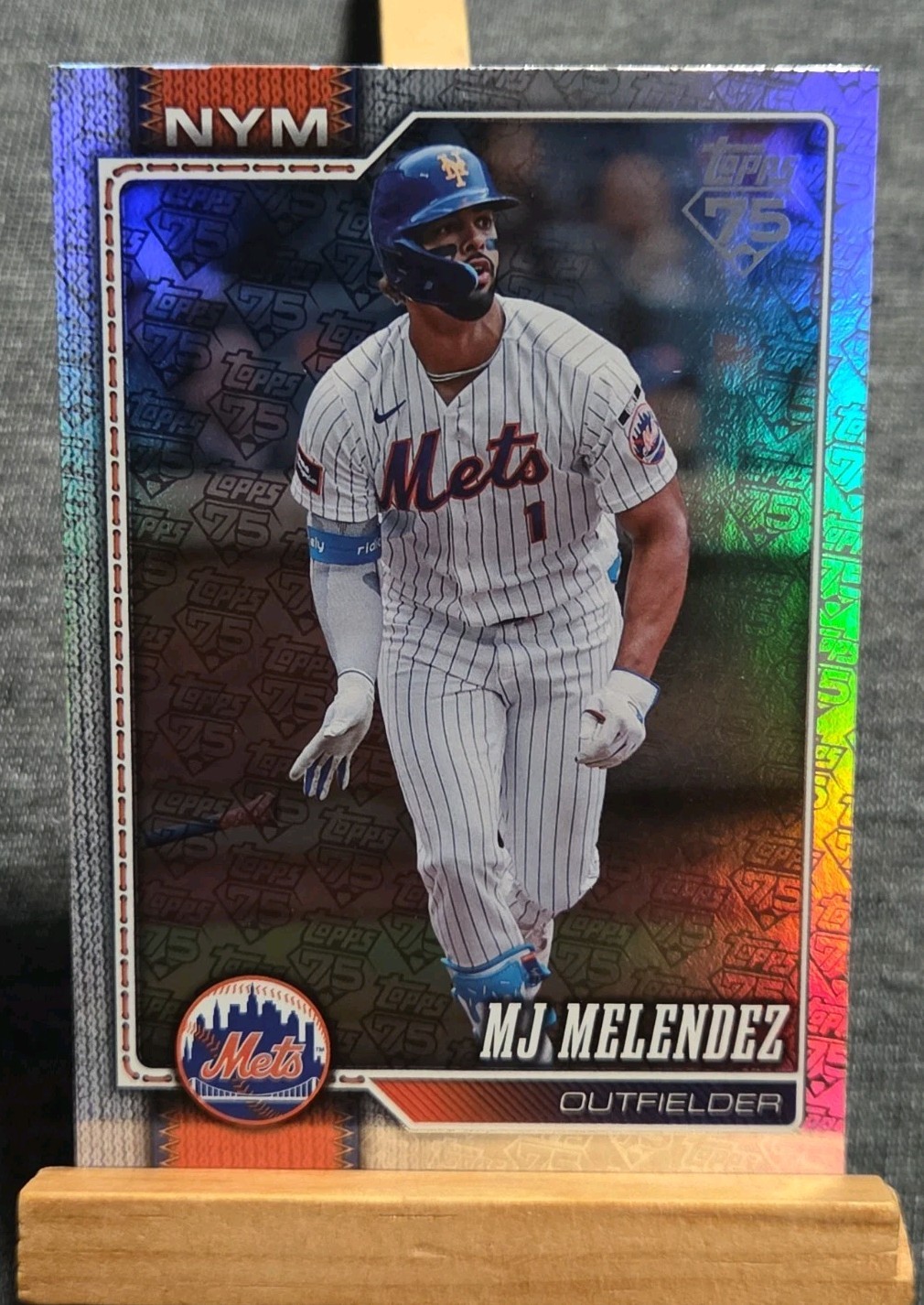 2026 Topps Update MJ Melendez #US45 75 Years of Topps /75- New York Mets