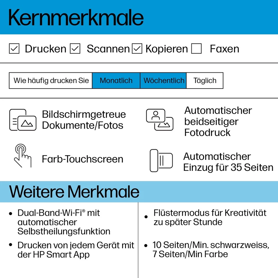 HP ENVY 6520e, stampante multifunzione - Immagine 3 di 4