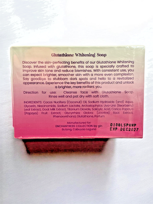 Enchantress Glutathione Brightening Soap 150g - For Radiant & Glowing Skin 
