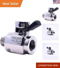 Durable Chrome Oil Drain Valve for Easy, Safe Oil Maintenance – 1 Port Design