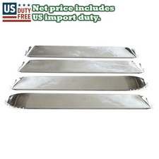 Fit Toyota Corolla Sedan 4dr Ke10 Ke11 Chrome Weather Rain Visor Windshields Set Fit Toyota Corolla Sedan 4dr Ke10 Ke11 Chrome Weather Rain Visor Windshields Set