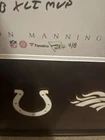 Peyton Manning Autographed Career 16x20 Picture Including Inscriptions .COA .