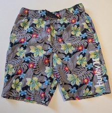 Hurley Boys Floral Hawaiian Board Shorts Size Medium 10/12