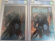 Absolute Batman #1 CGC 9.8 (2024) - Dragotta Cover 2nd Print & 3rd Print Foil 🔥