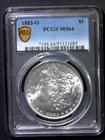 1883 O Morgan Dollar PCGS MS64 nice coin