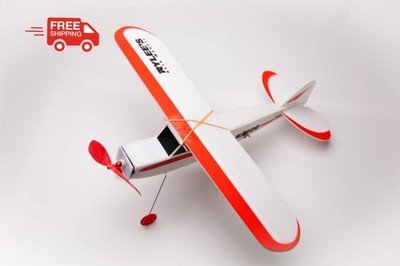Pre-Built R2020 Piper Cub Rubber Band Powered Model Airplane   Rylee's Models