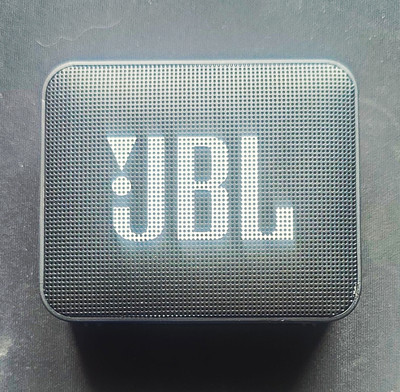 JBL Go 2 Portable Bluetooth Speaker, Black, AUX 3.5mm, Micro USB