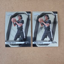 (2) 2024-25 Prizm Stephen Castle Rookie #234 RC San Antonio Spurs 🔥🔥🔥