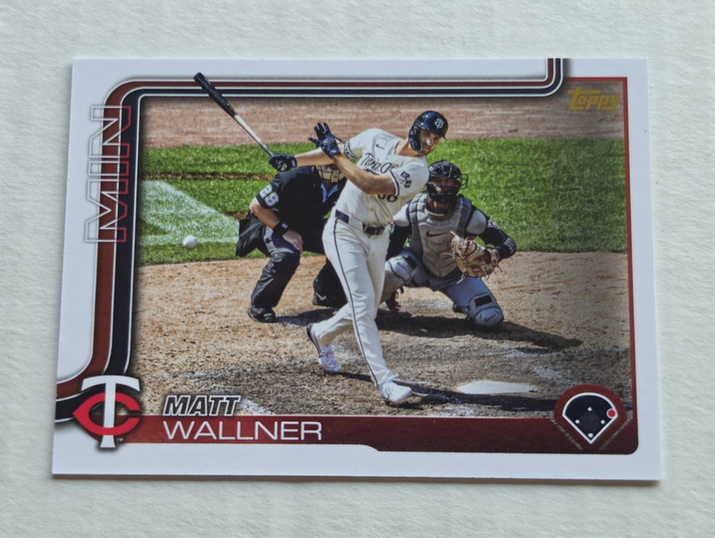 Topps 2025 Series 2 Golden Mirror Matt Wallner Minnesota Twins #547 Base Set