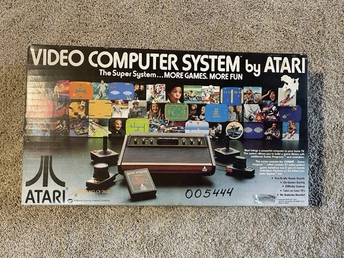 Vintage Atari Video Computer System CX-2600A EMPTY BOX ONLY Original 1980