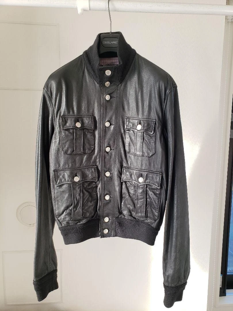 DSQUARED2 Giacca di pelle Dsquared 46