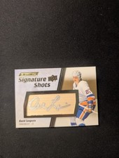 2024-25 UPPER DECK ENGRAINED ICONS #SS-DL DAVID LANGEVIN SIGNATURE SHOTS AUTO