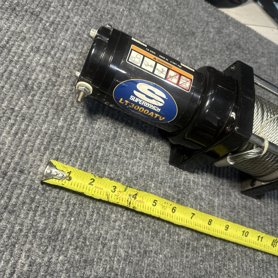 12-21 KAWASAKI BRUTE FORCE 750 SUPER WINCH LT3000 WINCH - Image 2 of 4