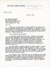 Karen Elliott House – TSL from 1995 (The Wall Street Journal and Dow Jones & Co)