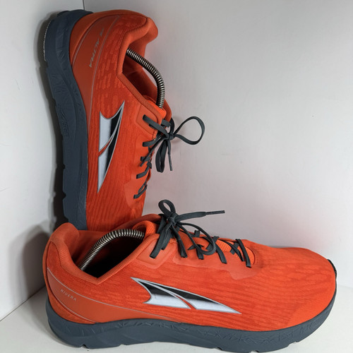 Altra Rivera Men’s Size 14 Orange Gray Running Shoes FootShape AL0A4VQL880