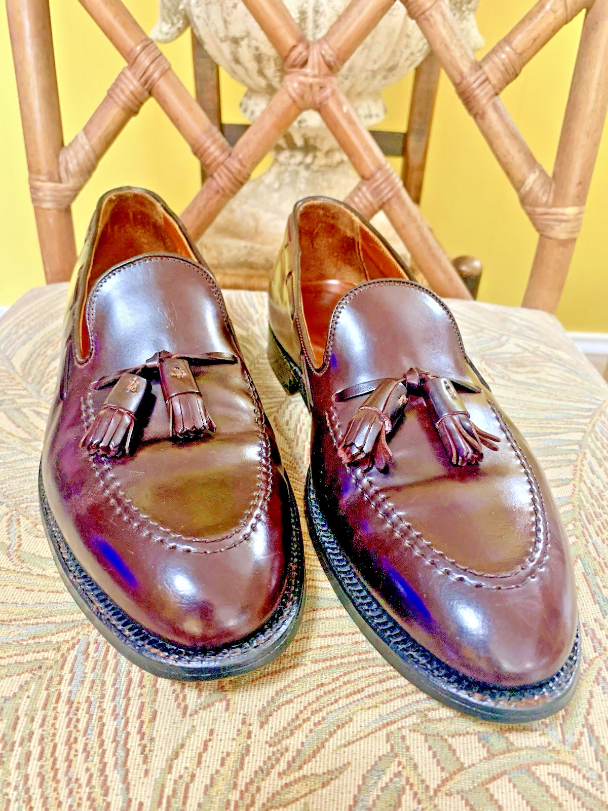 Alden 563 Color 8 Shell Cordovan Tassel Loafer