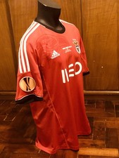 SL Benfica 2013/14 Home Shirt Europa League Final Cardozo #7 Adidas Size L