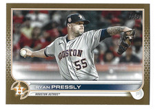 Ryan Pressly 2022 Topps Update Gold Parallel /2022 US264 Houston Astros