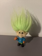 Burger King Vintage Troll Doll 4" Glow-in-the-Dark Kids Meal Toy 1993