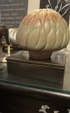 Artichoke ceramic Art vase by Ljubisa Misic for Goebel, West GERMANY 1985 RARE 