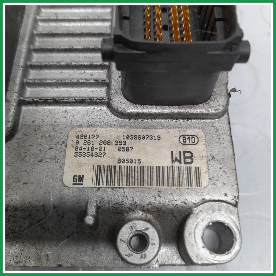 Centralina Motore Iniezione Bosch 0261208393 Opel Corsa C 55354327 2003 2006   - Immagine 4 di 4