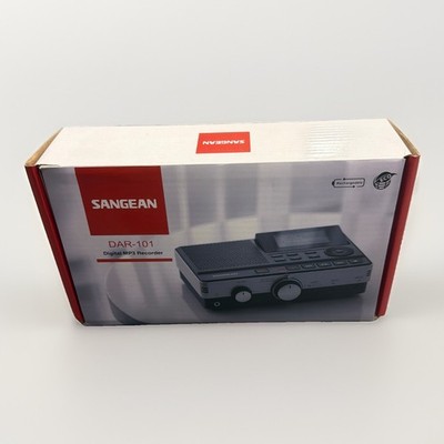 Sangean DAR-101 Desktop Digital MP3 Recorder/Player SD Card USB