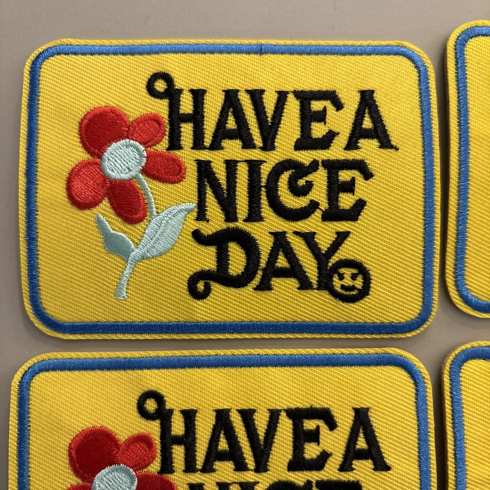 Have A Nice Day! (4pc Lot) Iron on patch - Image 2 of 4