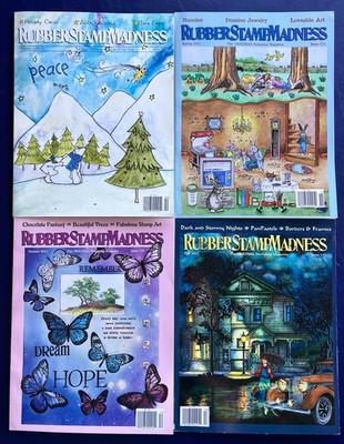 Rubber Stamp Madness Magazine Set: Full Year 2011 (Issues 170 - 173).