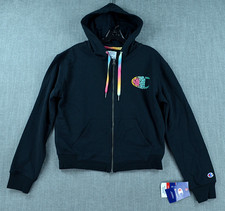 Champion Hoodie Women's M Black Sweatshirt Pullover French Terry Jacket NWT