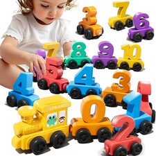 Magnet Number Train Set for Toddlers 1 2 3 4 Years Old - Counting Toy, Color ...