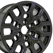 18" Chevrolet Colorado Wheel Rim Factory OEM 14097 2023-2024 Gloss Black