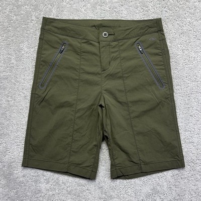 Outdoor Research 24/7 Shorts Womens Sz 2 Green Hiking Trail Outdoor Utility