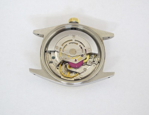 ROLEX VINTAGE OYSTER PERPETUAL DAY-DATE MOVEMENT DIAL HANDS S/S 18K GOLD CASE !! - Picture 12 of 14