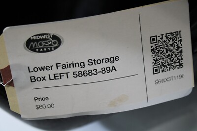 ※バーコード Harley Davidson Lower Fairing Storage Box LEFT 58683-89A | eBay