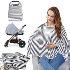 Baby Nursing Cover  Nursing Poncho - Multi Use Cover for Baby Car Seat Canop...