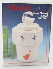 Artmark Farm Geese Scent Warmer Vintage 1987