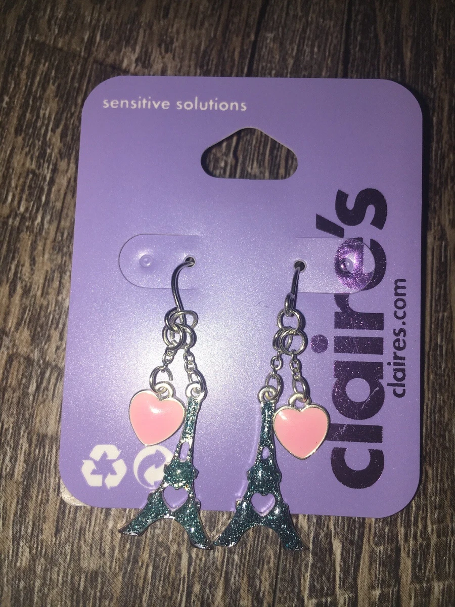 Eiffel tower earrings claire's sale