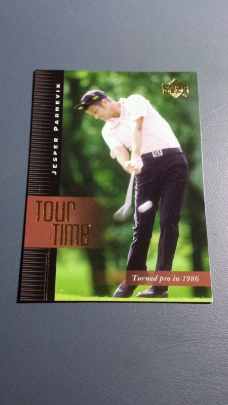 JESPER PARNEVIK 2001 UPPER DECK GOLF CARD # 184 B7437