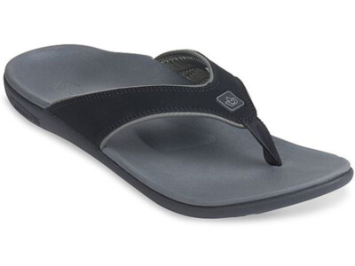 SPENCO Yumi MEN ORTHOTIC TOTAL SUPPORT Carbon/Pewter Flip Flops Original ,Medium | eBay