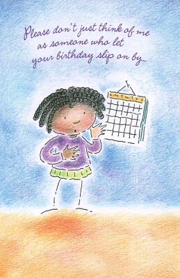 Old English Co. Snail Belated Happy Birthday Card - Funny Cute - View #4