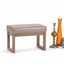 SIMPLIHOME Milltown Ottoman Bench 27" Wide - Grey Tweed Footstool For Living Room Or Bedroom - View #7