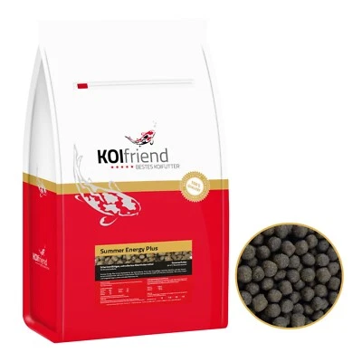 KOIFRIEND Koifutter 5 kg Premium Summer Energy Plus 8 mm Fischfutter Teichfische Koi